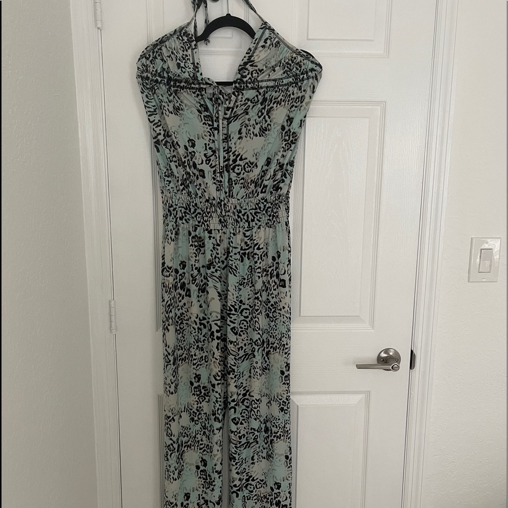 🔆 Pant dress, in animal print straps.